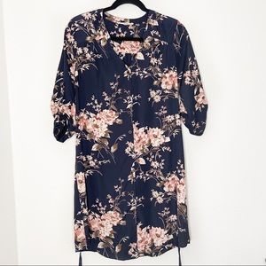 41 Hawthorn Cristen floral shirt dress